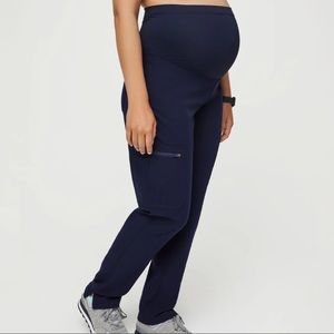 Maternity scrub bottoms from figs navy XS